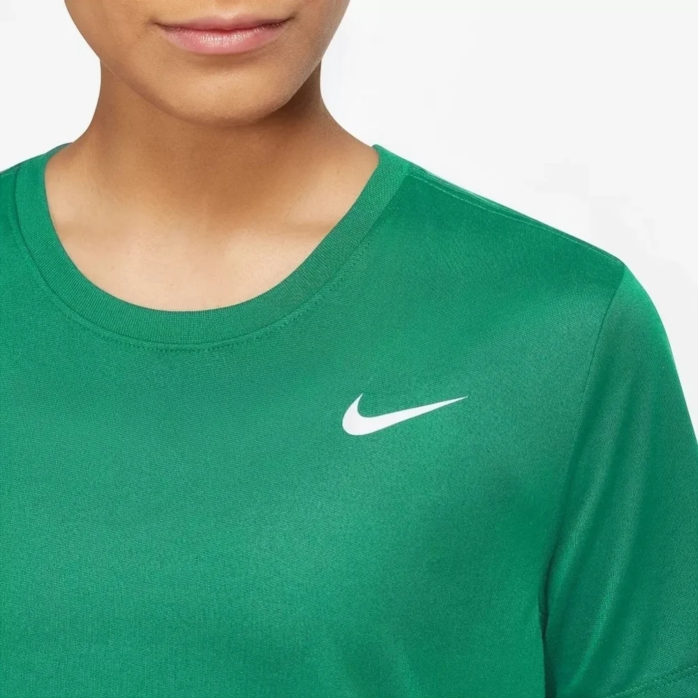 Nike Dri Fit Legend Short Sleeve Green T-Shirt Size S